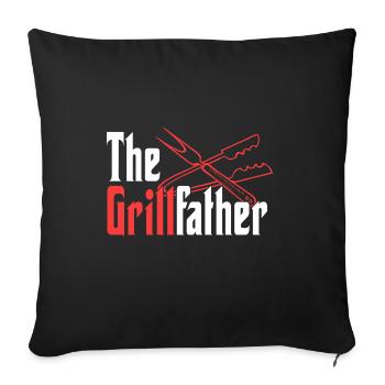 BBQ Grilling I Barbecue Chef I Grill Daddy I The - Sofakissenbezug 45 x 45 cm - Schwarz - Vorne