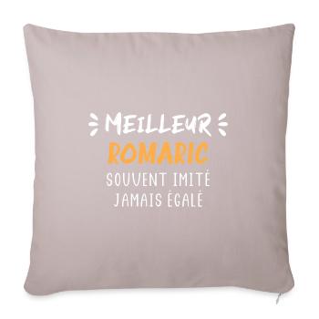 Souvent imité meilleur ROMARIC - Housse de coussin décorative 45 x 45 cm - taupe clair - Devant