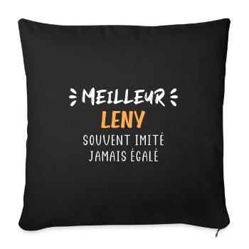 Souvent imité jamais égalé meilleur LENY - Housse de coussin décorative 45 x 45 cm - noir - Devant
