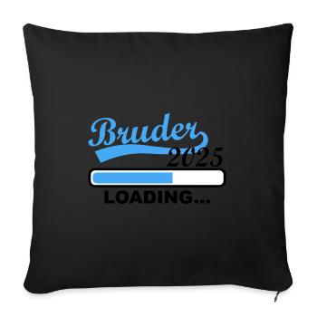 Großer Bruder 2025 loading, 2025 Großer Bruder - Sofakissenbezug 45 x 45 cm - Schwarz - Vorne