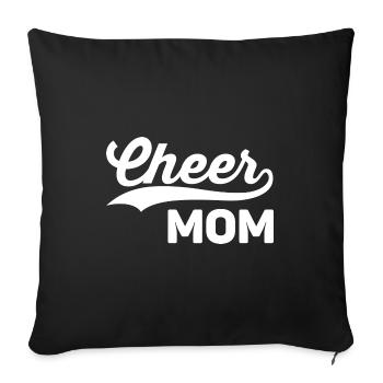 Cheer Mom The Only Thing I Flip Is My Wallet Gymna - Sofakissenbezug 45 x 45 cm - Schwarz - Vorne