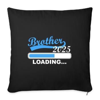 Großer Bruder 2025 loading, 2025 Großer Bruder - Sofakissenbezug 45 x 45 cm - Schwarz - Vorne