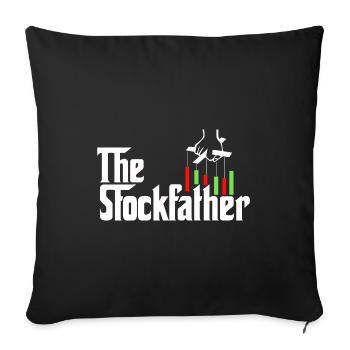 The Stockfather Trader Finance Shareholder Bear Bu - Sofakissenbezug 45 x 45 cm - Schwarz - Vorne