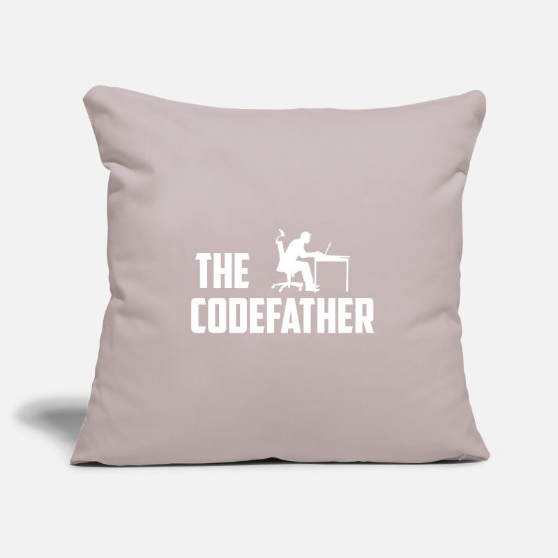 The Codefather Programmer Coder Developer Software Sofakissenbezug 45 x 45 cm