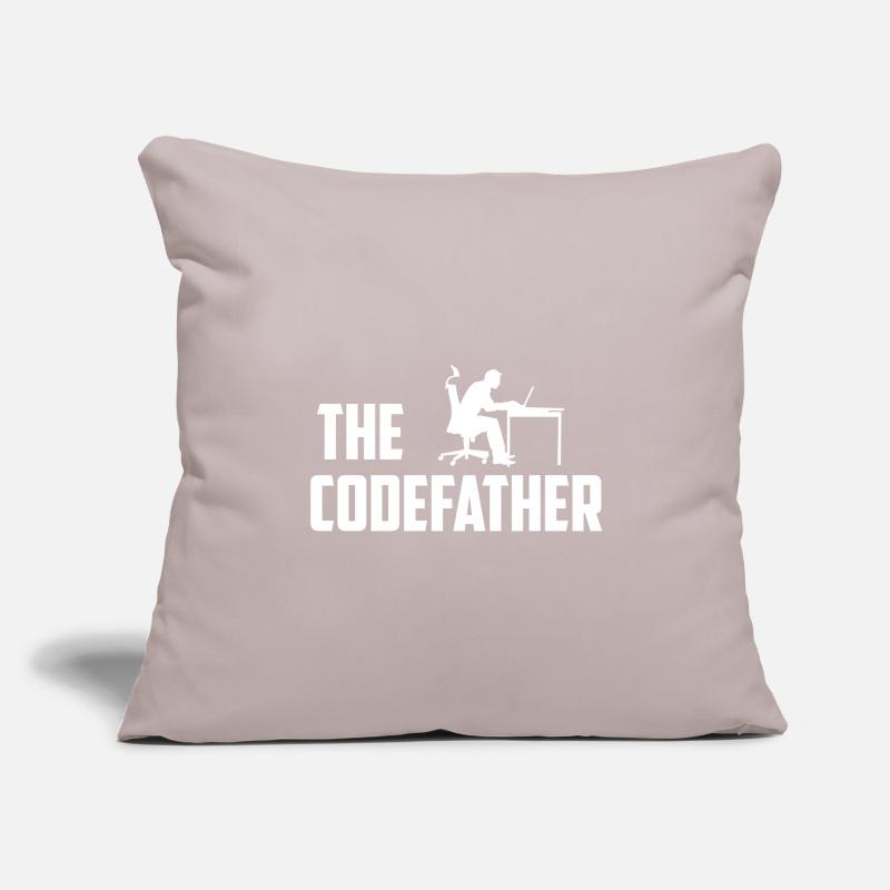 The Codefather Programmer Coder Developer Software Sofakissenbezug 45 x 45 cm