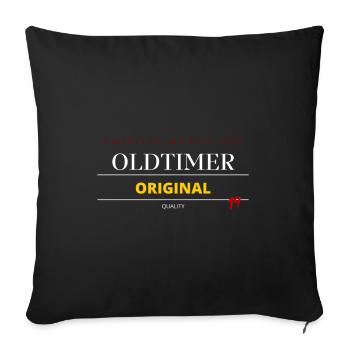 Muscle Car américain - Housse de coussin décorative 45 x 45 cm - noir - Devant