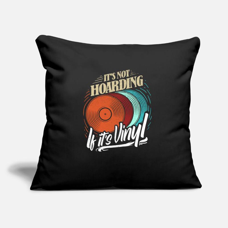 C’est Pas de la garde Si le vinyle est des plaques d’écharpe Housse de coussin décorative 45 x 45 cm