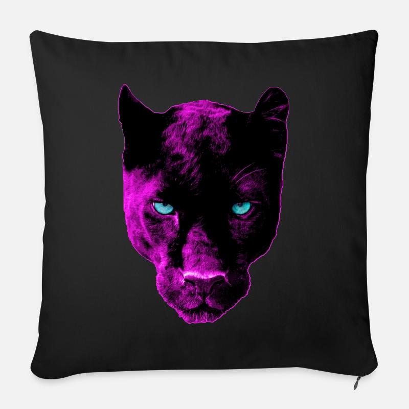 Pink Panther Geschenkidee - Sofakissenbezug 45 x 45 cm - Schwarz