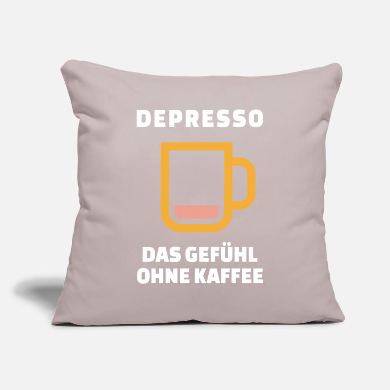 Kaffeetasse Koffein Kaffee Kaffeetrinker Statement Sofakissenbezug 45 x 45 cm