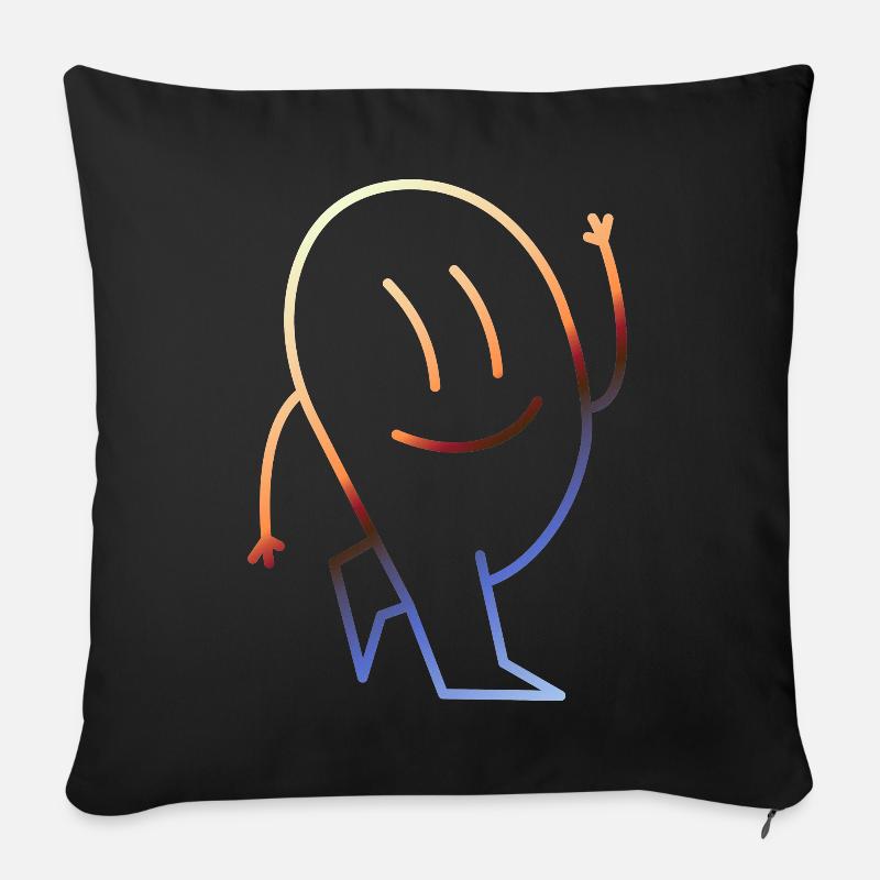 Lustige Bilder Retro Vintage - Sofakissenbezug 45 x 45 cm - Schwarz