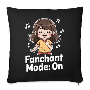 K-Pop Fanchant Korea Music - Sofa pillowcase 17,3'' x 17,3'' (45 x 45 cm) - black - Front