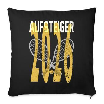 Tennis Newcomer 2026 Champion Shirt - Sofa pillowcase 17,3'' x 17,3'' (45 x 45 cm) - black - Front