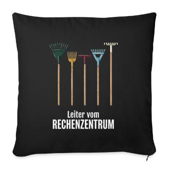 Programmierer Stundenlohn - Sofakissenbezug 45 x 45 cm - Schwarz - Vorne