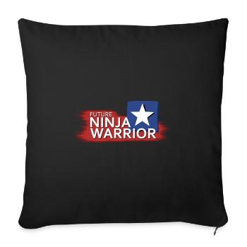 Future Ninja Warrior - Sofakissenbezug 45 x 45 cm - Schwarz - Vorne
