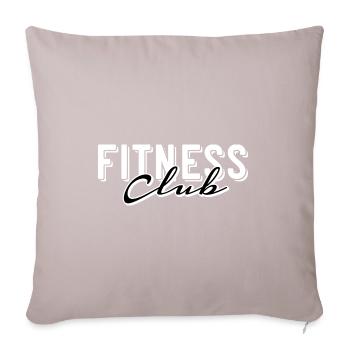 Fitness Club - Sofa pillowcase 17,3'' x 17,3'' (45 x 45 cm) - light taupe - Front