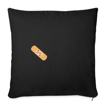 Hip hop Dance Music - Sofa pillowcase 17,3'' x 17,3'' (45 x 45 cm) - black - Front