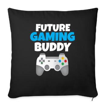 Gamer Child - Sofa pillowcase 17,3'' x 17,3'' (45 x 45 cm) - black - Front