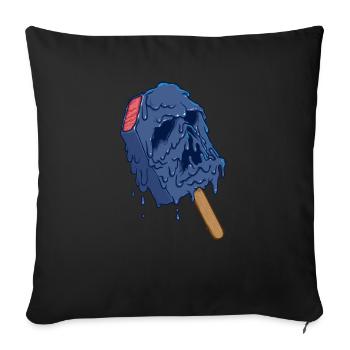 MELTED VADER - Sofa pillowcase 17,3'' x 17,3'' (45 x 45 cm) - black - Front