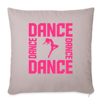 Dance - Housse de coussin décorative 45 x 45 cm - taupe clair - Devant