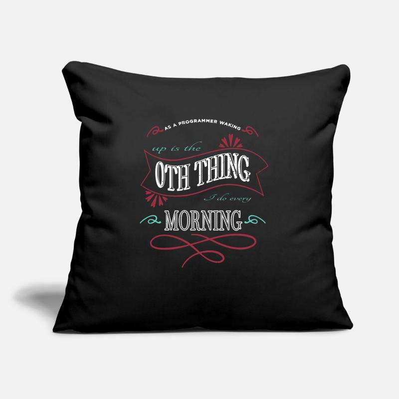 langage de programmation Housse de coussin décorative 45 x 45 cm