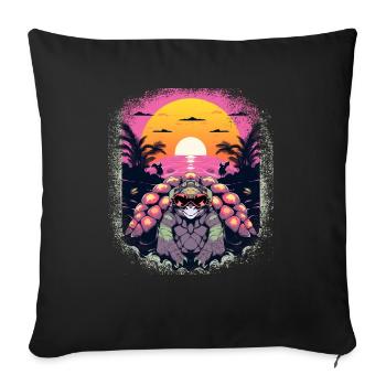 Idée cadeau Dictons Blagues cadeaux Déclaration Blague Geek - Housse de coussin décorative 45 x 45 cm - noir - Devant