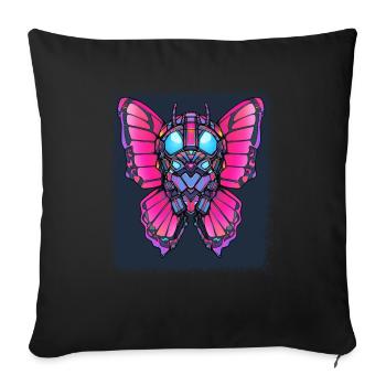 anniversaire cadeau cool cadeau nature insectes humour - Housse de coussin décorative 45 x 45 cm - noir - Devant