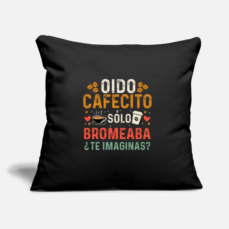 Cafecito Lover Drinking Cafecito Mix Cuban Coffee Sofa pillowcase 17,3'' x 17,3'' (45 x 45 cm)