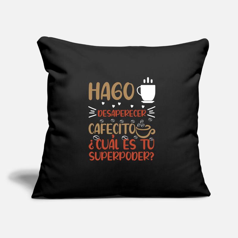 Cafecito Lover Drinking Cafecito Mix Cuban Coffee Sofa pillowcase 17,3'' x 17,3'' (45 x 45 cm)
