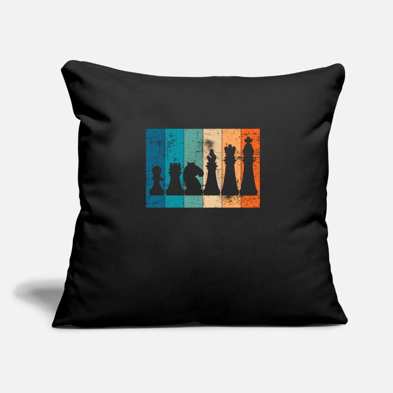 Chess Chessboard Checkmate King Retro Gift Sofa pillowcase 17,3'' x 17,3'' (45 x 45 cm)