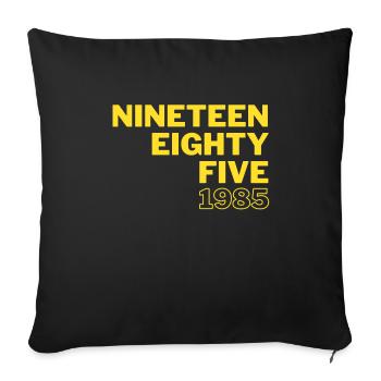 Vintage 1985 85 Birthday Retro Vintage Gift - Sofa pillowcase 17,3'' x 17,3'' (45 x 45 cm) - black - Front