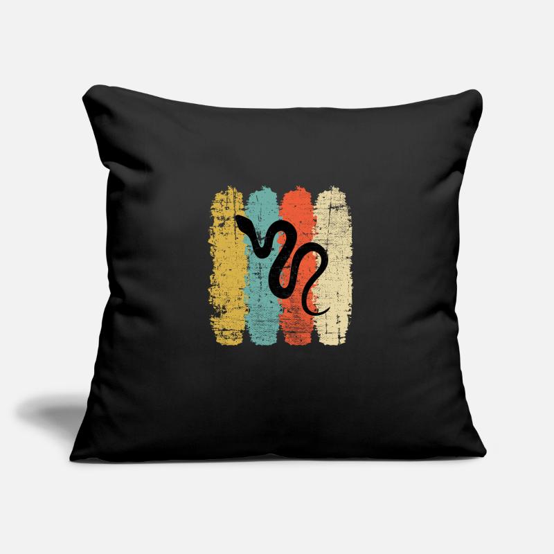 Snake Retro Reptile Python Gift idea Sofa pillowcase 17,3'' x 17,3'' (45 x 45 cm)