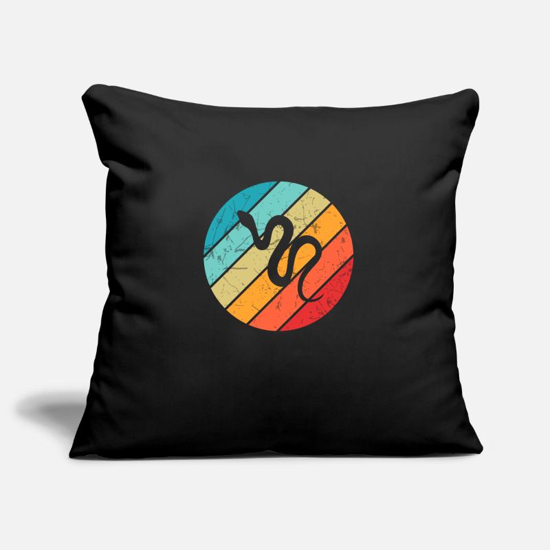 Snake Retro Reptile Python Gift idea Sofa pillowcase 17,3'' x 17,3'' (45 x 45 cm)