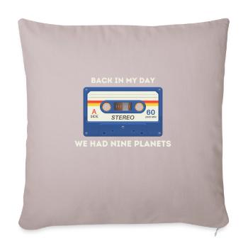 Retro -sarkastisches Alter Spruch - Sofakissenbezug 45 x 45 cm - helles Taupe - Vorne