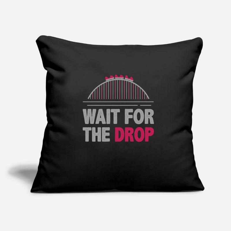 Roller coaster, roller coaster G forces, roller coaster park Sofa pillowcase 17,3'' x 17,3'' (45 x 45 cm)