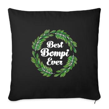 Best Bompa Belgium Grandpa Flemish Father Flanders - Sofa pillowcase 17,3'' x 17,3'' (45 x 45 cm) - black - Front