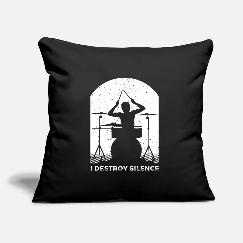 Batterie Percussion Percussion Housse de coussin décorative 45 x 45 cm