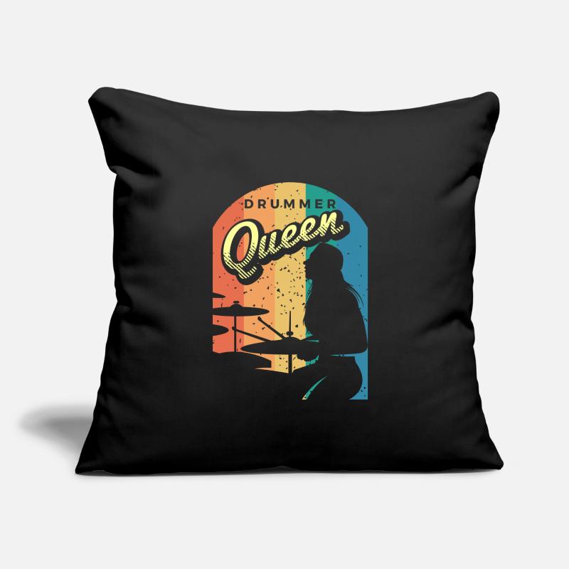 Drums Gift Drummer Percussion Sofa pillowcase 17,3'' x 17,3'' (45 x 45 cm)