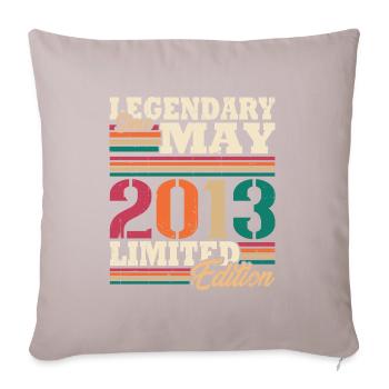 Légendaire Mai 2013 édition limitée - Housse de coussin décorative 45 x 45 cm - taupe clair - Devant