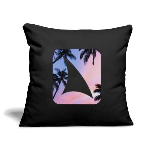 DAILY DOSE logo palm trees - Sofa pillowcase 17,3'' x 17,3'' (45 x 45 cm)