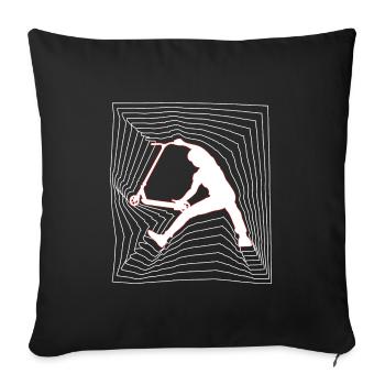 Fingerwhip 6 - Sofakissenbezug 45 x 45 cm - Schwarz - Vorne