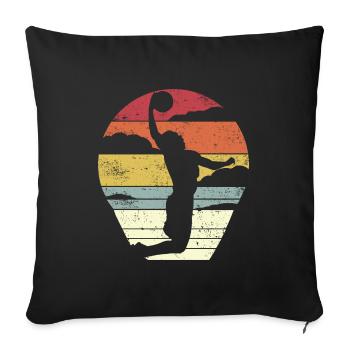Basketball Jam - Sofakissenbezug 45 x 45 cm - Schwarz - Vorne