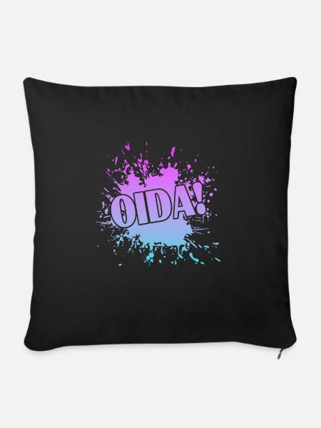 OIda - Sofakissenbezug 45 x 45 cm - Schwarz