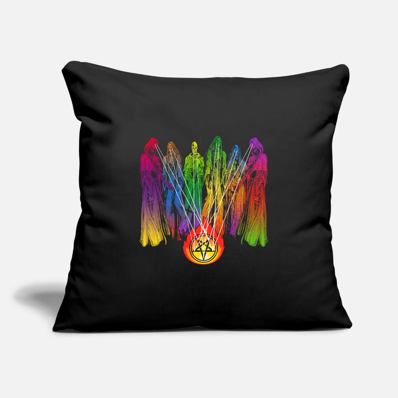 Pride Skeleton Rainbow Graphic Sofa pillowcase 17,3'' x 17,3'' (45 x 45 cm)