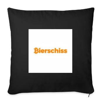 Beer Mallorca Shirt - Sofa pillowcase 17,3'' x 17,3'' (45 x 45 cm) - black - Front