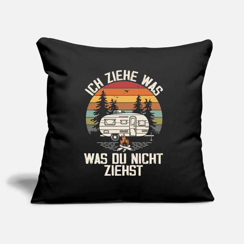 I pull what you don't pull Caravan Camper Sofa pillowcase 17,3'' x 17,3'' (45 x 45 cm)