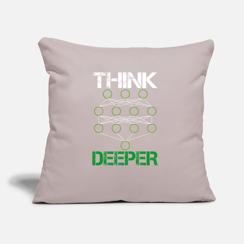 Artificial intelligence think deeper gift Sofa pillowcase 17,3'' x 17,3'' (45 x 45 cm)