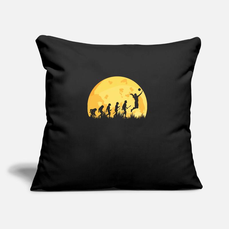 Evolution Volleyballerball Housse de coussin décorative 45 x 45 cm