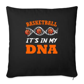 Basketball Player Basketball Coach - Sofa pillowcase 17,3'' x 17,3'' (45 x 45 cm) - black - Front