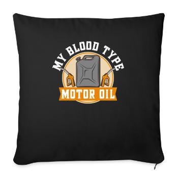 Mécanicien automobile Mécatronicien automobile Mécanicien - Housse de coussin décorative 45 x 45 cm - noir - Devant