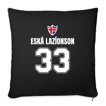alcool Party Dictons Islandais Drôle de nom - Housse de coussin décorative 45 x 45 cm - noir - Devant